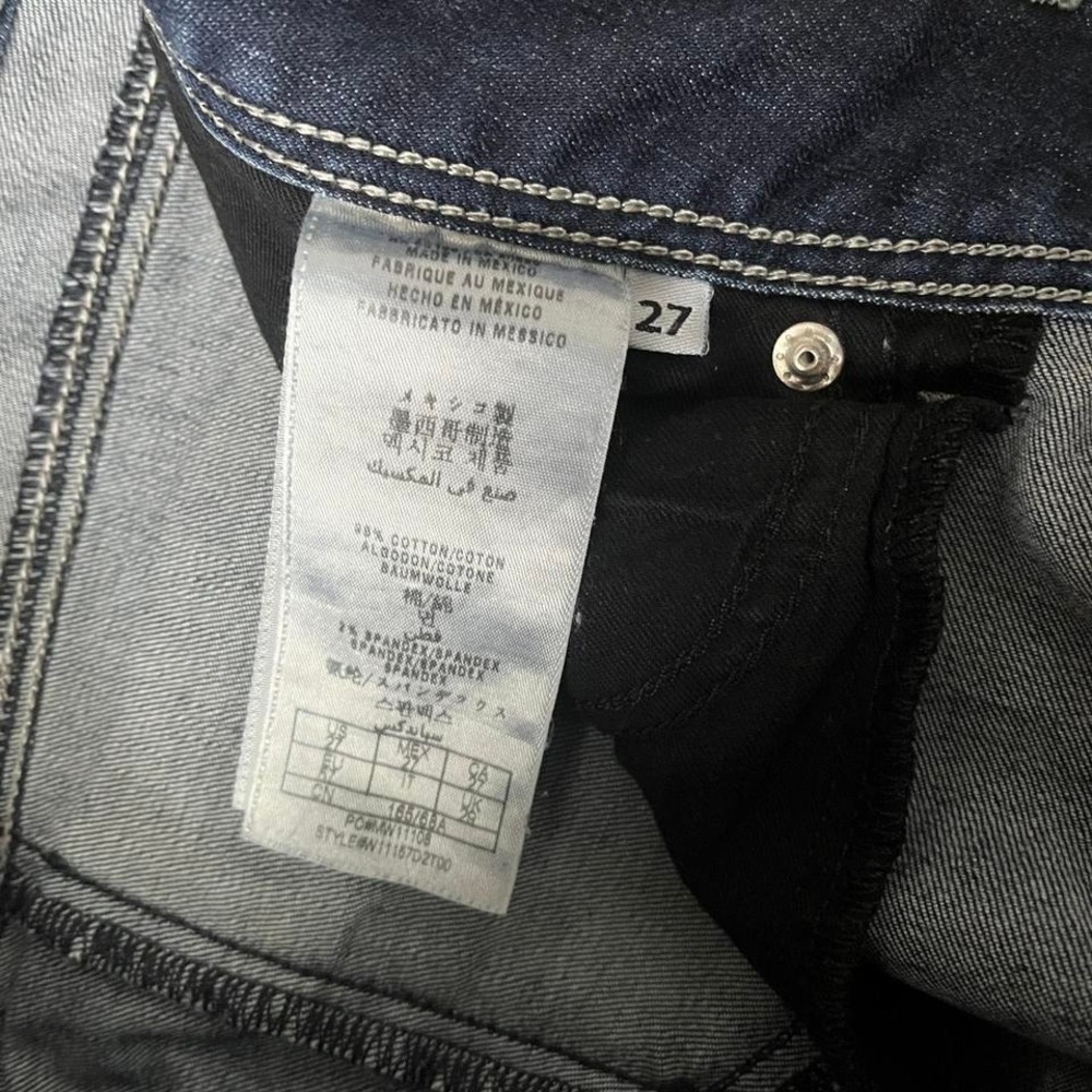Vintage Guess Y2K Low Rise Bootcut Daredevil Jeans 27 Rhinestone‎ Embellished - Picture 8 of 8